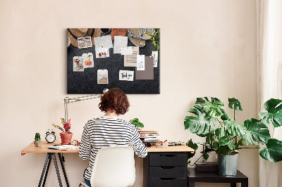 Cork memo board Vacation