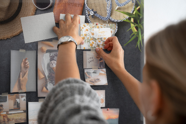 Cork memo board Vacation
