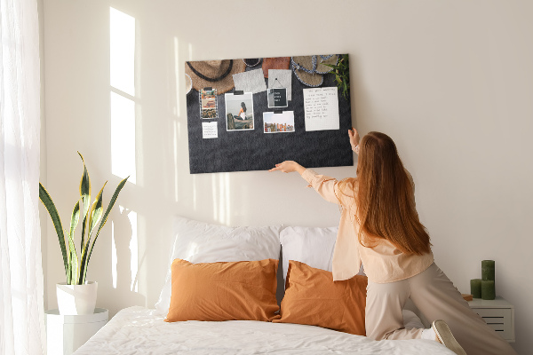 Cork memo board Vacation