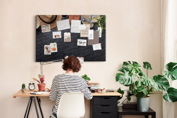 Cork memo board Vacation