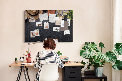 Cork memo board Vacation