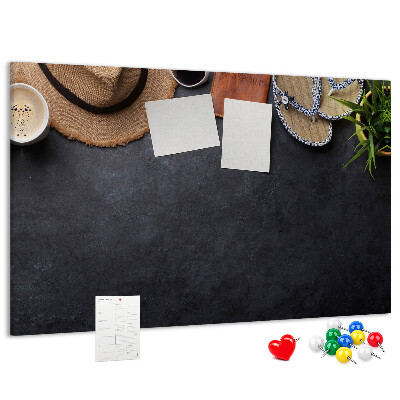 Cork memo board Vacation