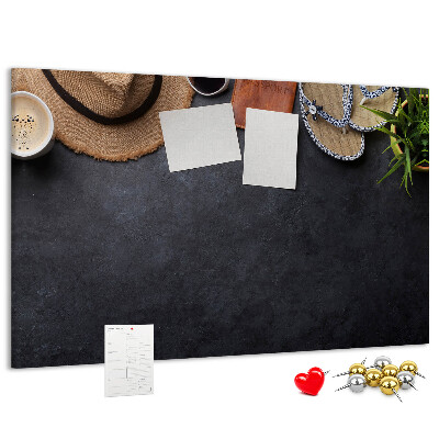 Cork memo board Vacation
