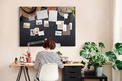 Cork memo board Vacation
