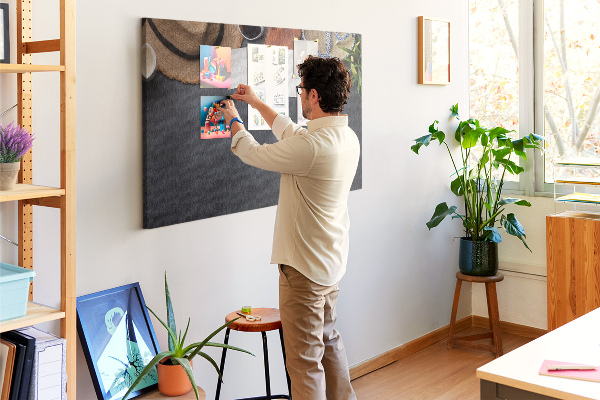 Cork memo board Vacation