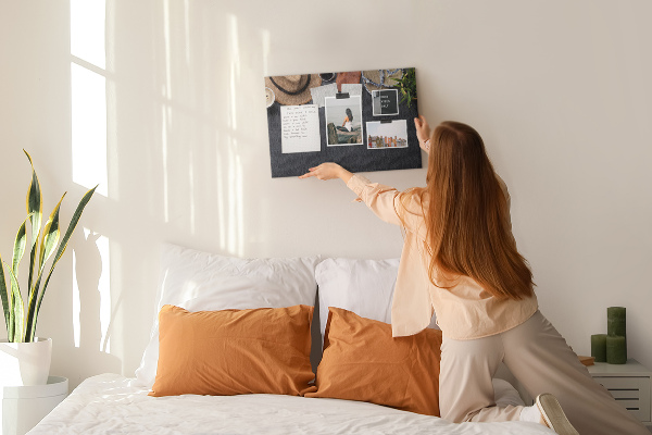 Cork memo board Vacation