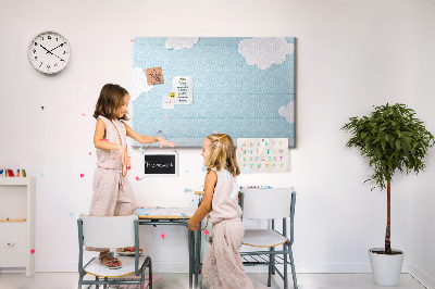 Cork board Blackboard for kids