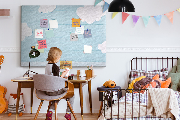Cork board Blackboard for kids