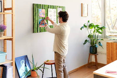 Cork board Bamboo wall