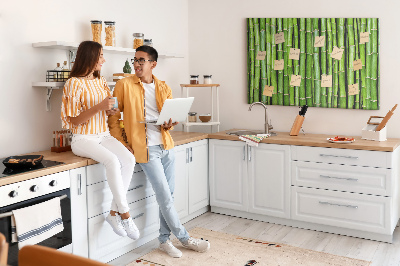 Cork board Bamboo wall