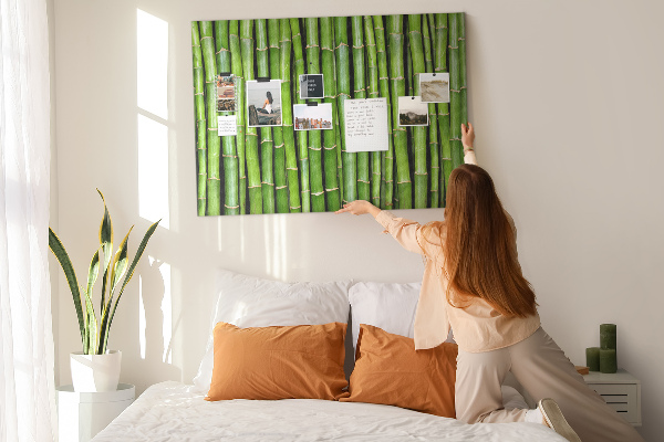 Cork board Bamboo wall