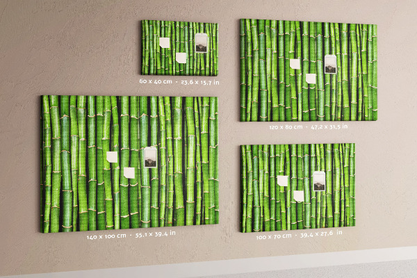 Cork board Bamboo wall