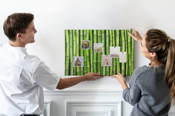 Cork board Bamboo wall