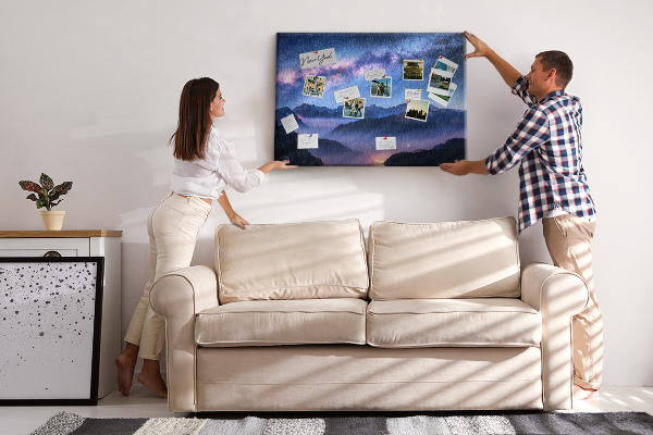Cork display board Milky Way