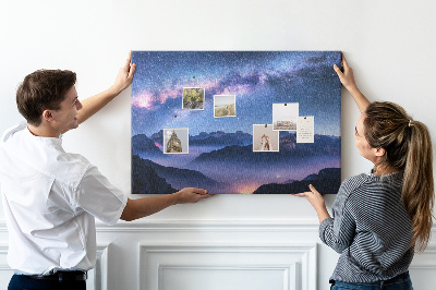Cork display board Milky Way
