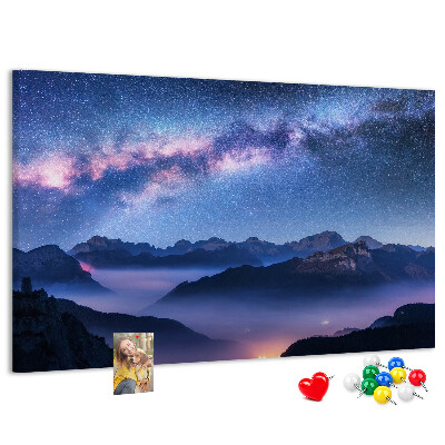 Cork display board Milky Way