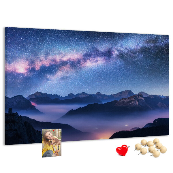 Cork display board Milky Way