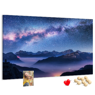 Cork display board Milky Way