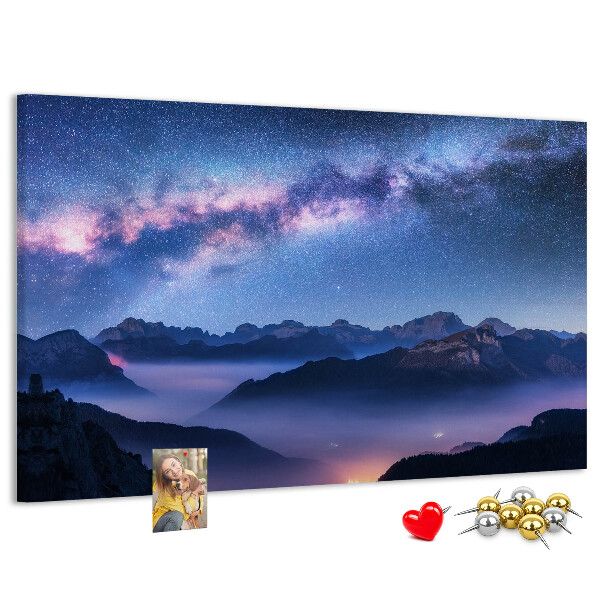 Cork display board Milky Way