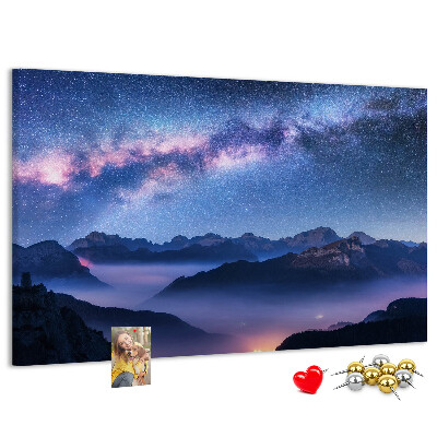 Cork display board Milky Way