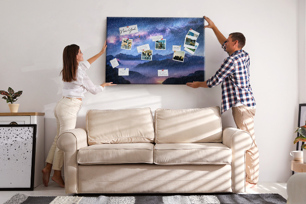 Cork display board Milky Way