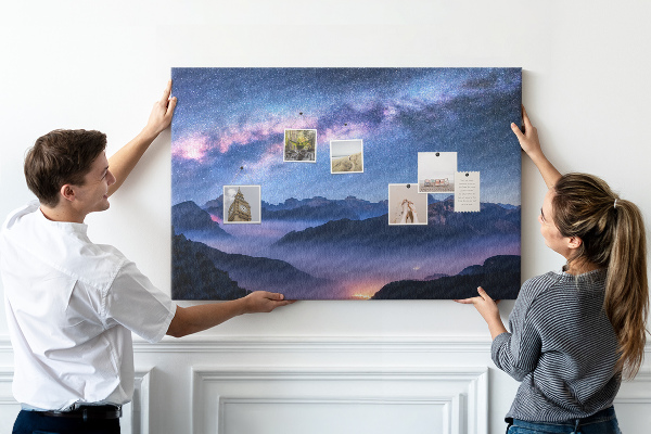 Cork display board Milky Way