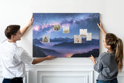 Cork display board Milky Way