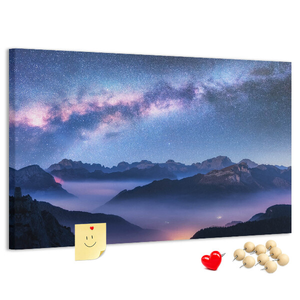 Cork display board Milky Way