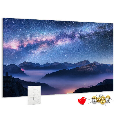 Cork display board Milky Way