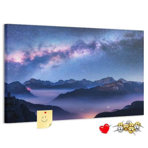 Cork display board Milky Way