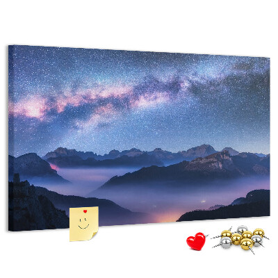 Cork display board Milky Way