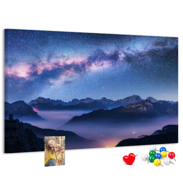 Cork display board Milky Way