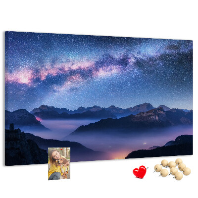 Cork display board Milky Way