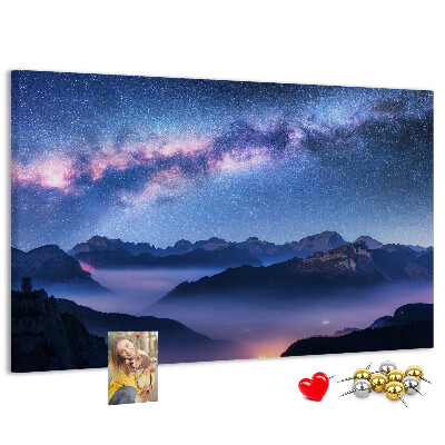 Cork display board Milky Way