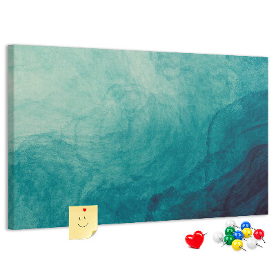 Cork memo board Depth abstraction