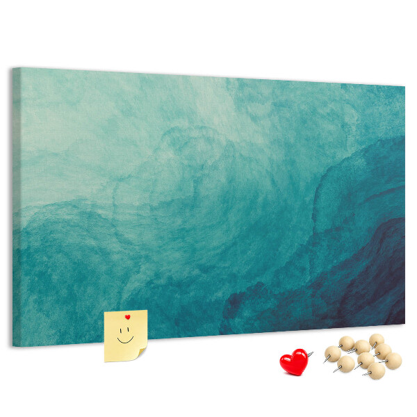Cork memo board Depth abstraction