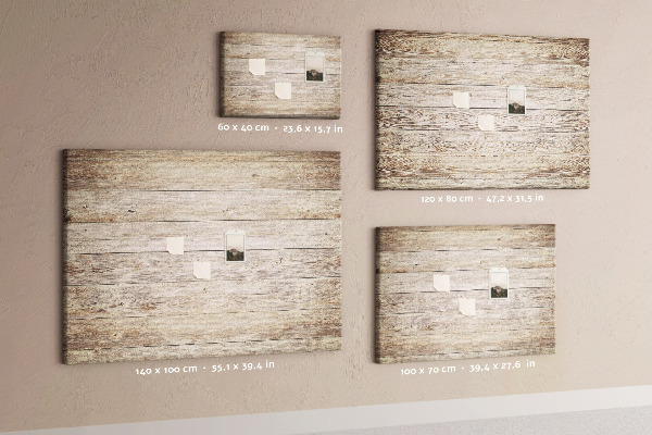 Cork display board Wooden panels