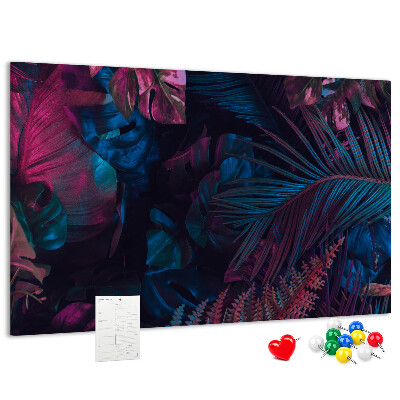 Cork display board Exotic flowers