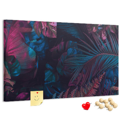 Cork display board Exotic flowers