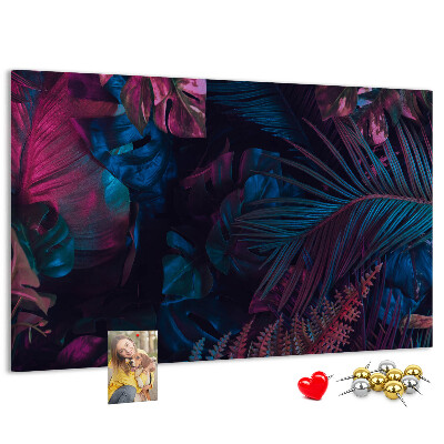 Cork display board Exotic flowers
