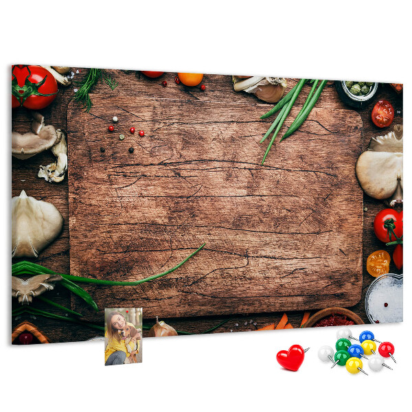 Cork memo board Cutting board