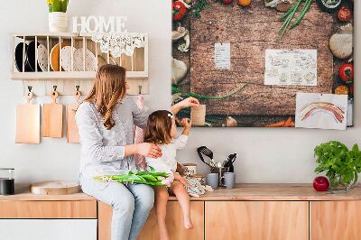Cork memo board Cutting board