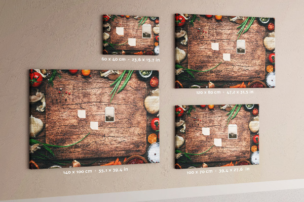 Cork memo board Cutting board