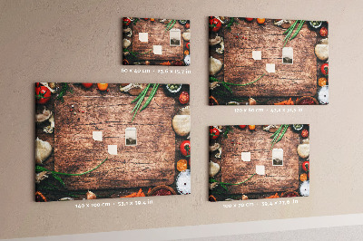 Cork memo board Cutting board