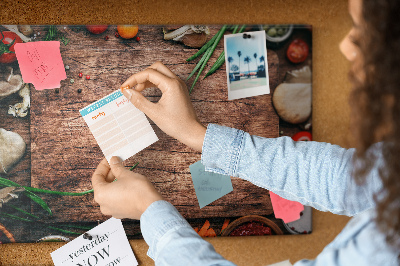 Cork memo board Cutting board