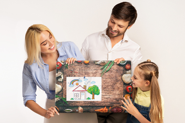 Cork memo board Cutting board