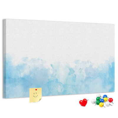 Cork board Painted splashes