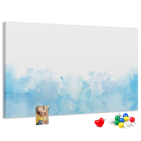 Cork board Painted splashes