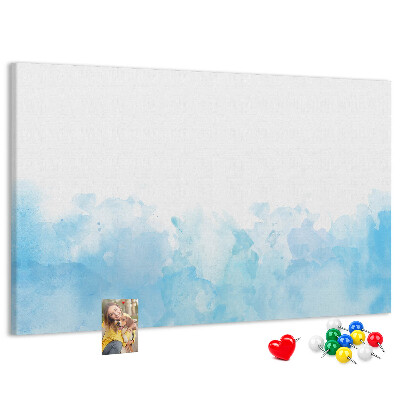 Cork board Painted splashes