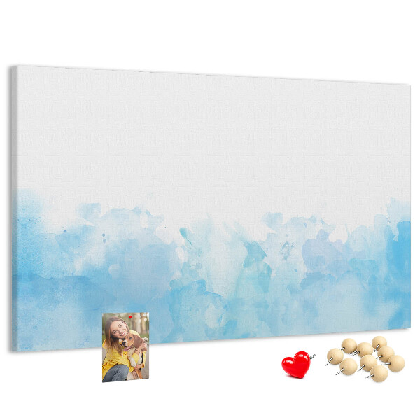 Cork board Painted splashes